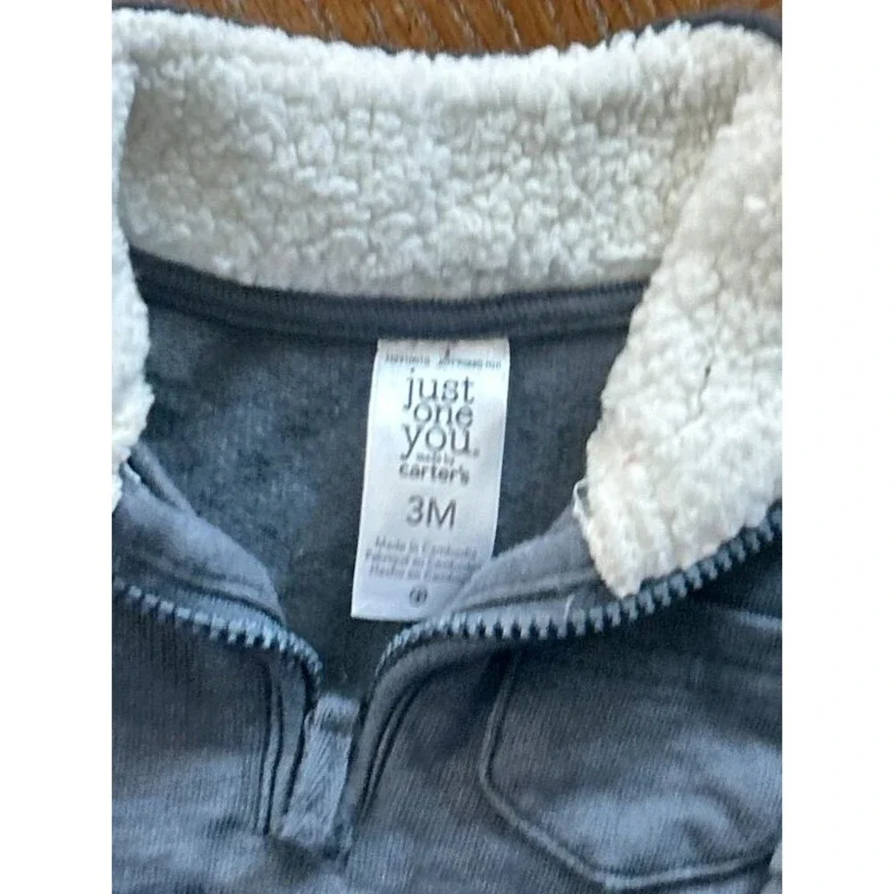 Carters half zip 3 months
